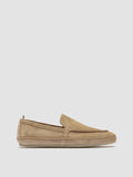 LINE 001 - Brown Suede Penny Loafers - thumb image 1,side view