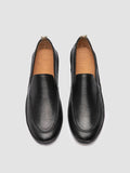 LINE 001 - Pennyloafer aus schwarzem Leder - thumb image 2,side view