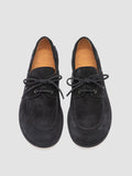 LOVE 001 - Blue Suede Boat Shoes - thumb image 2,side view
