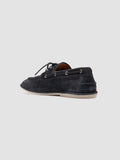LOVE 001 - Blue Suede Boat Shoes - thumb image 4,side view