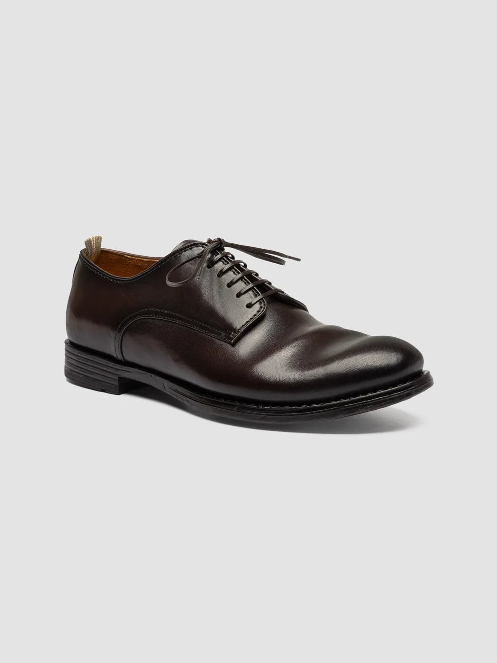 MAVIC 001 - Braune Derby-Schuhe aus Leder - image 3,side view