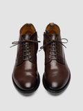 MAVIC 072 - Brown Leather Lace Up Boots - thumb image 2,side view