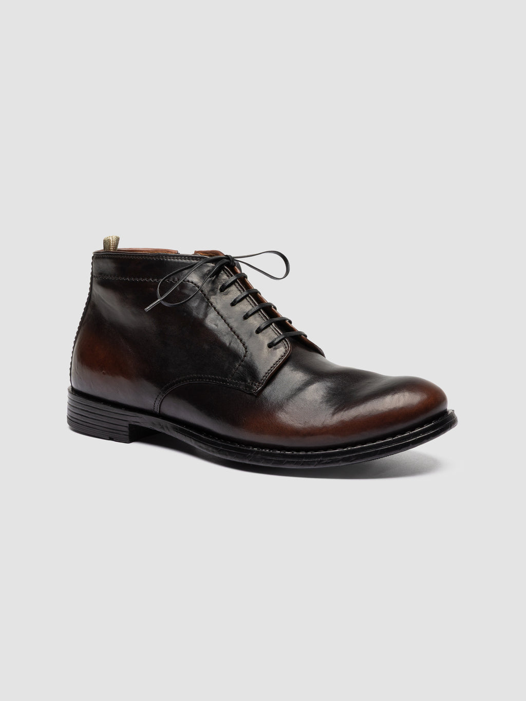 MAVIC 072 - Braune Schnürstiefel aus Leder - image 3,side view