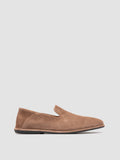 MIENNE 001 - taupefarbene Slipper aus Wildleder - thumb image 1,side view