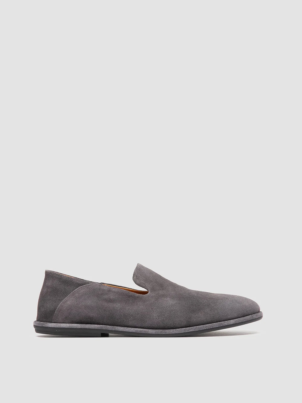 MIENNE 001 - Blue Suede Penny Loafers - image 1,side view