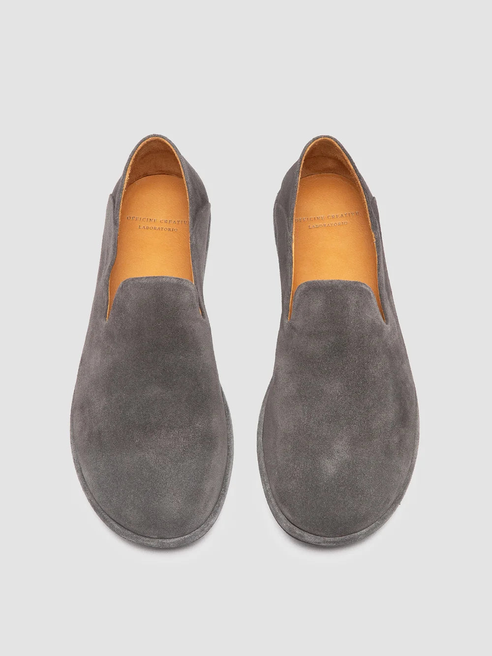 MIENNE 001 - Blue Suede Penny Loafers - image 2,side view
