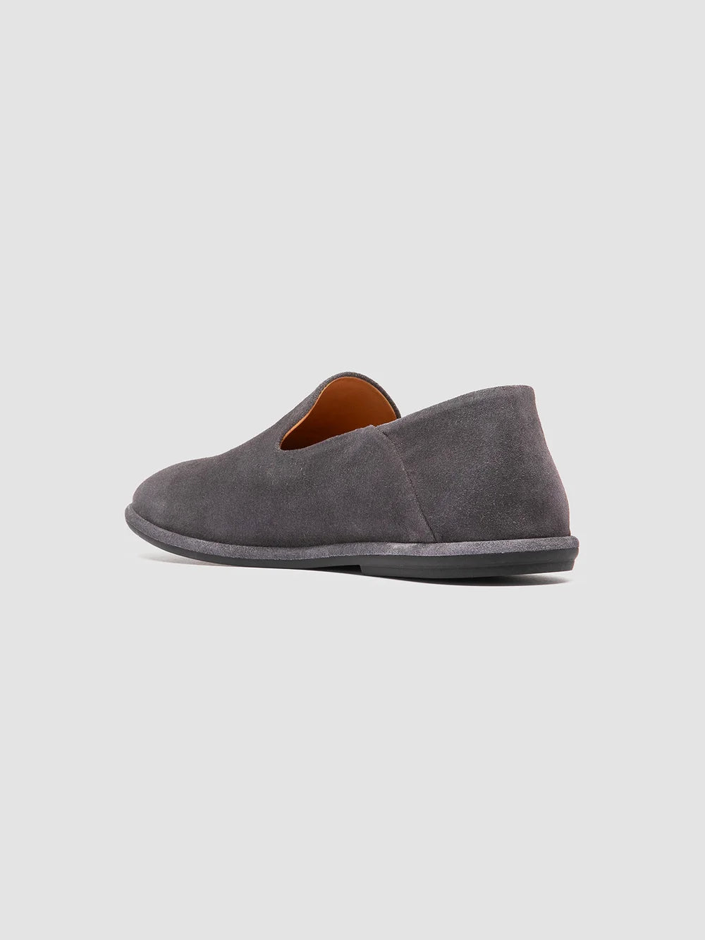 MIENNE 001 - Blue Suede Penny Loafers - image 4,side view
