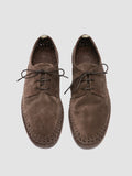 MILES 001 - Taupefarbene Derby-Schuhe aus Wildleder - thumb image 2,side view