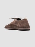 MILES 001 - Taupefarbene Derby-Schuhe aus Wildleder - thumb image 4,side view