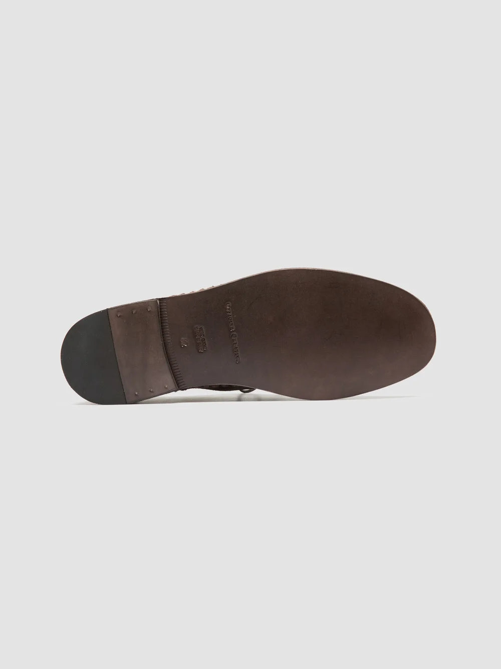 MILES 001 - Taupefarbene Derby-Schuhe aus Wildleder - image 5,side view