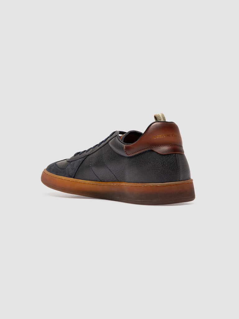 MILITIA 001 - Blue Leather Sneakers