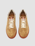 MILITIA 002 - Beige Sneaker aus Wildleder und Leder - thumb image 2,side view