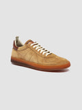 MILITIA 002 - Beige Sneaker aus Wildleder und Leder - thumb image 3,side view