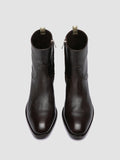 MONEGAL 002 - Brown Leather Zip boots - thumb image 2,side view