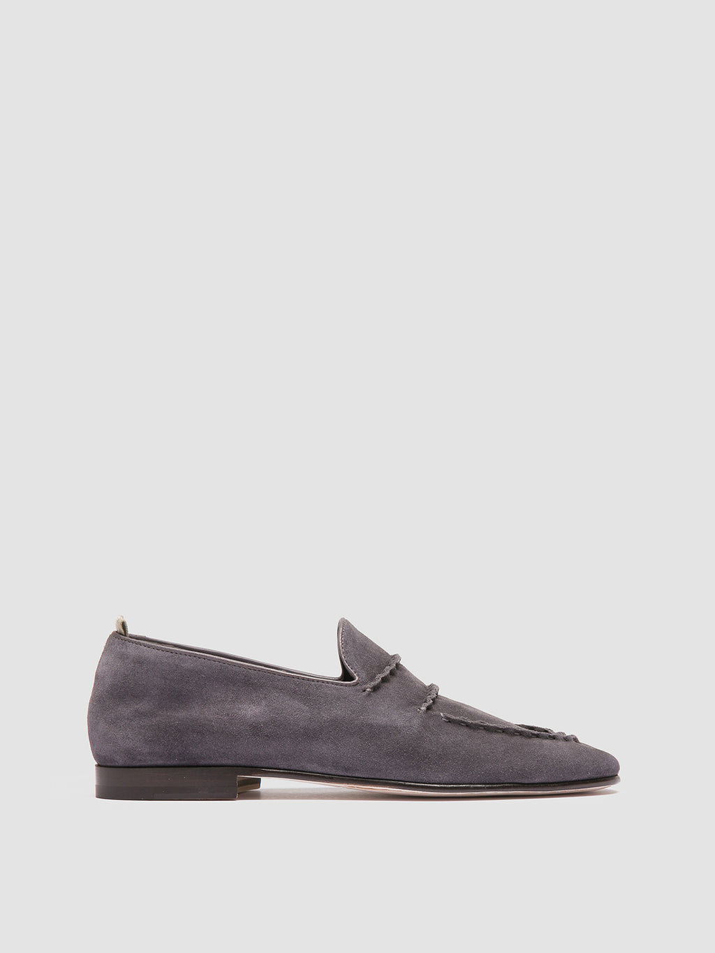 OLIVER 001 - Blue Suede Venetian Loafers - image 1,side view