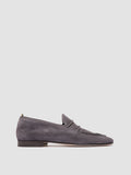 OLIVER 001 - Blue Suede Venetian Loafers - thumb image 1,side view
