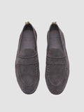 OLIVER 001 - Blue Suede Venetian Loafers - thumb image 2,side view