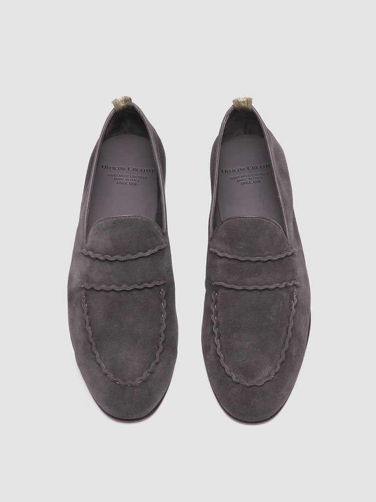 OLIVER 001 - Blue Suede Venetian Loafers