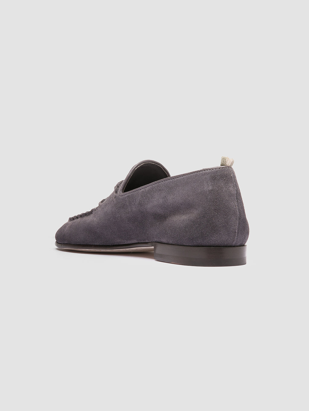 OLIVER 001 - Blue Suede Venetian Loafers - image 4,side view