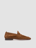 OLIVER 001 - Brown Suede Venetian Loafers - thumb image 1,side view