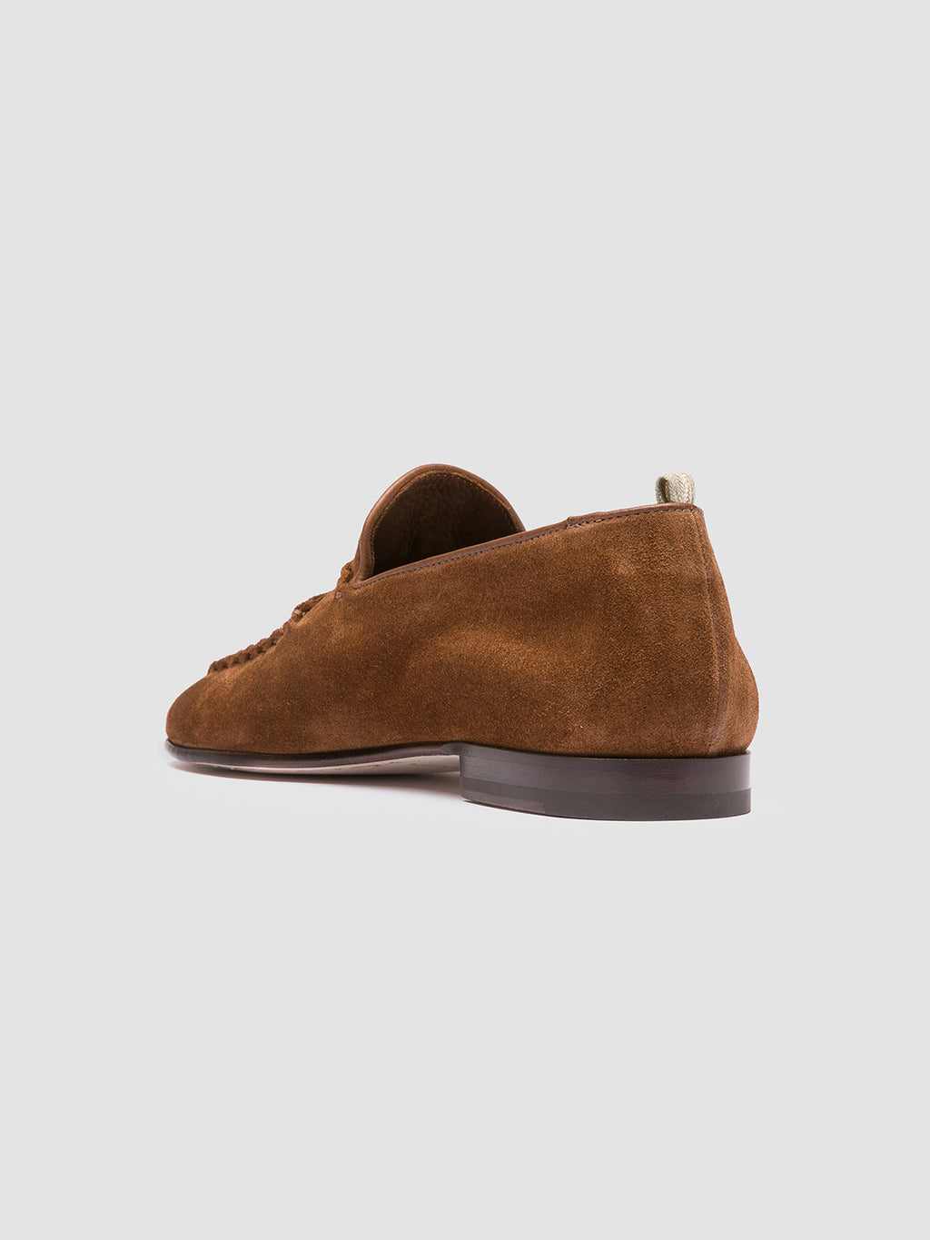 OLIVER 001 - Brown Suede Venetian Loafers - image 4,side view