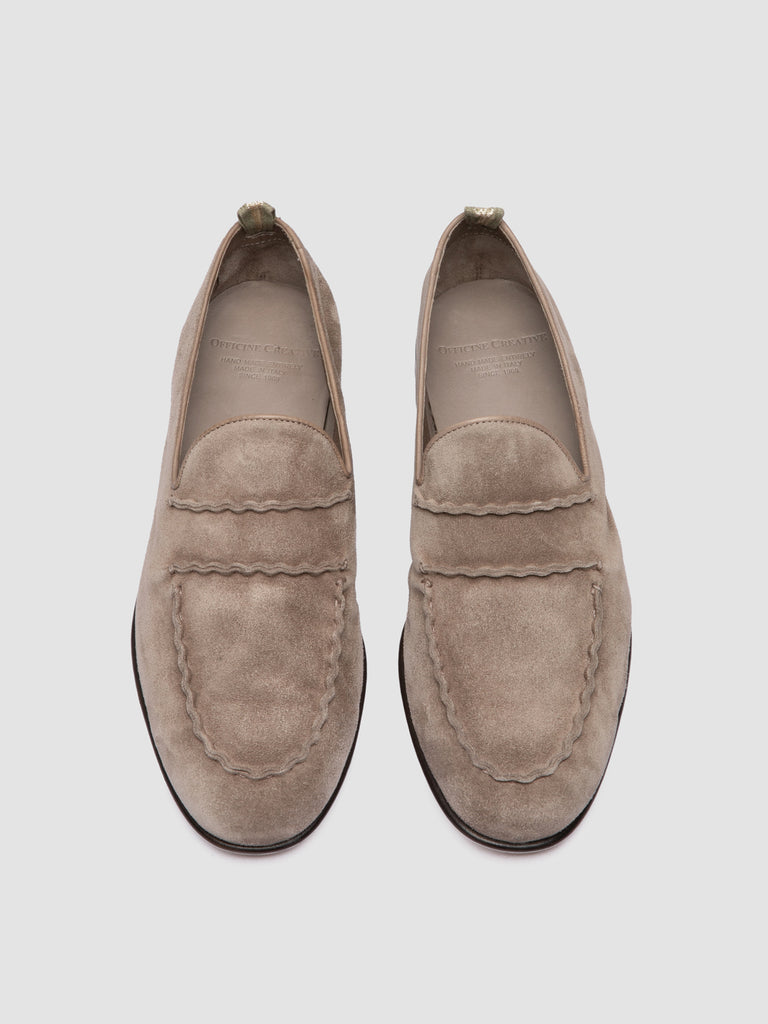 OLIVER 001 - Grey Suede Venetian Loafers