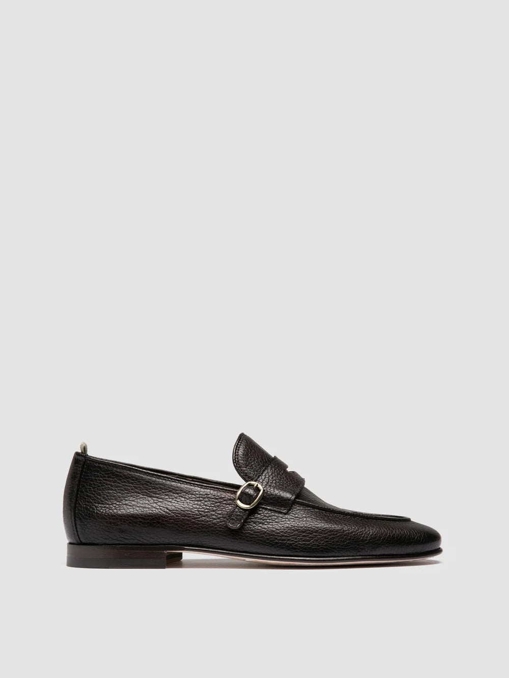 OLIVER 011 - Brown Leather Penny Loafers - image 1,side view