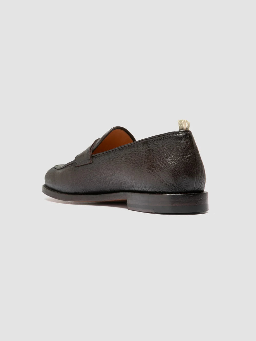 OPERA 001 - Braune Slipper aus Leder - image 4,side view
