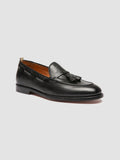OPERA 002 - Black Leather Tassel Loafers - thumb image 3,side view