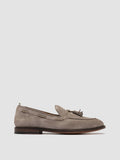 OPERA 002 - Taupefarbene Slipper aus Wildleder mit Quaste - thumb image 1,side view