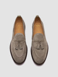 OPERA 002 - Taupefarbene Slipper aus Wildleder mit Quaste - thumb image 2,side view
