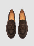 OPERA 002 - Braune Slipper aus Wildleder mit Quaste - thumb image 2,side view