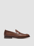 OPERA 003 - Brown Leather Penny Loafers - thumb image 1,side view