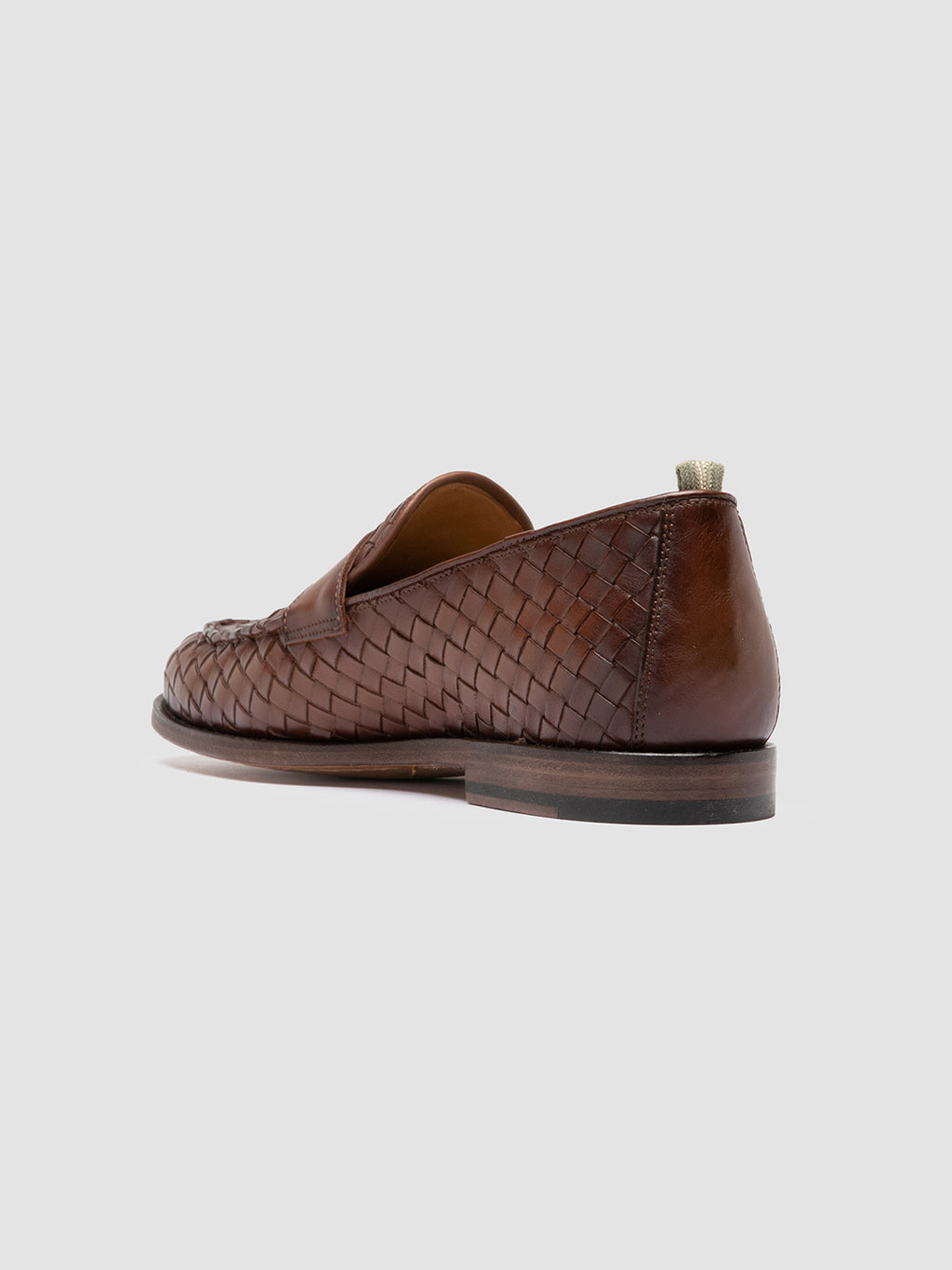 OPERA 003 - Brown Leather Penny Loafers - image 4,side view
