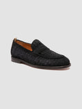 OPERA 003 - Blaue Slipper aus Wildleder - thumb image 3,side view