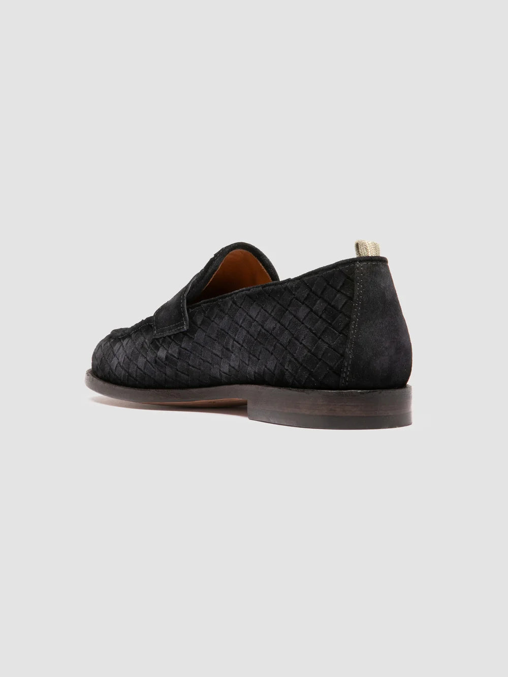 OPERA 003 - Blaue Slipper aus Wildleder - image 4,side view