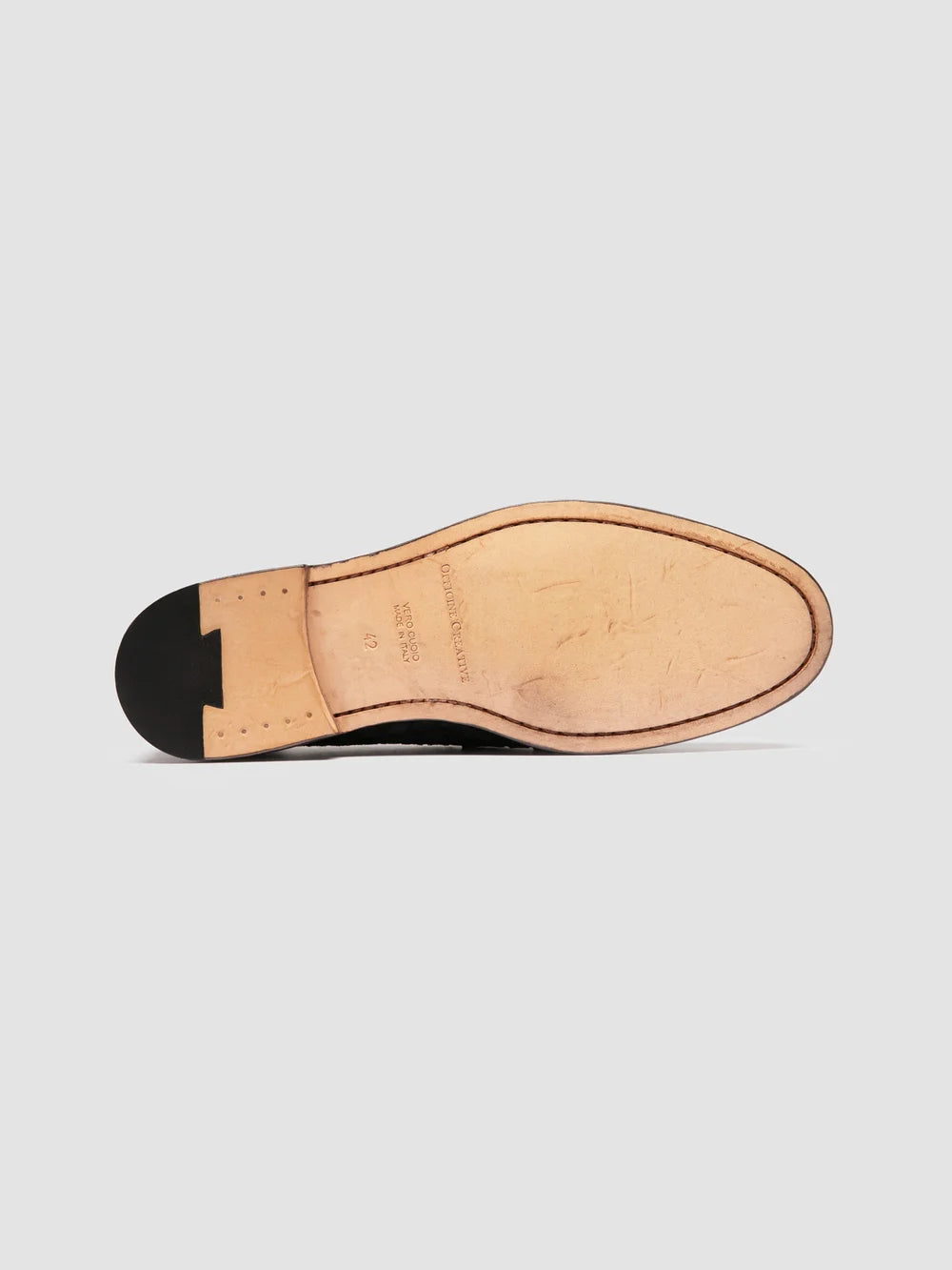 OPERA 003 - Blaue Slipper aus Wildleder - image 5,side view