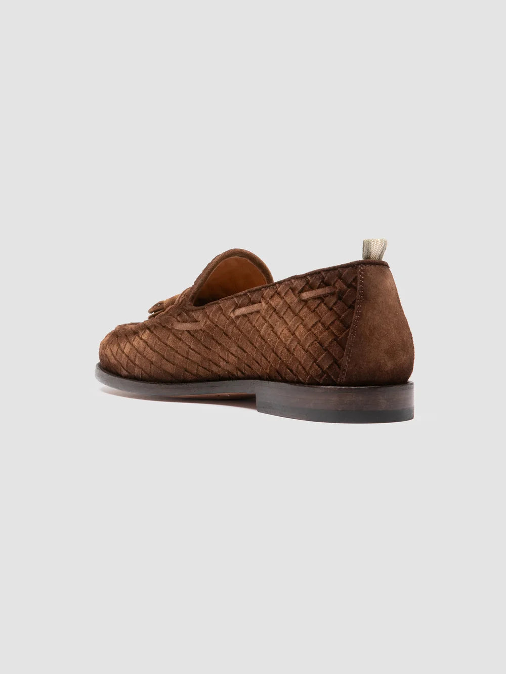 OPERA 004 - Brown Leather Tassel Loafers - image 4,side view