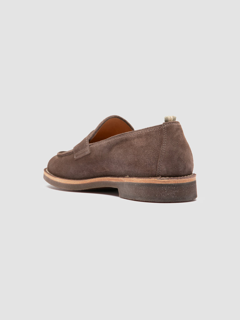 OPERA SD FLEXI 001 - Taupe Suede Penny Loafers