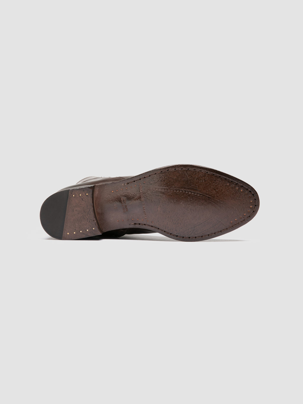 PAUL 002 - Brown Leather Zipped Boots - image 5,side view