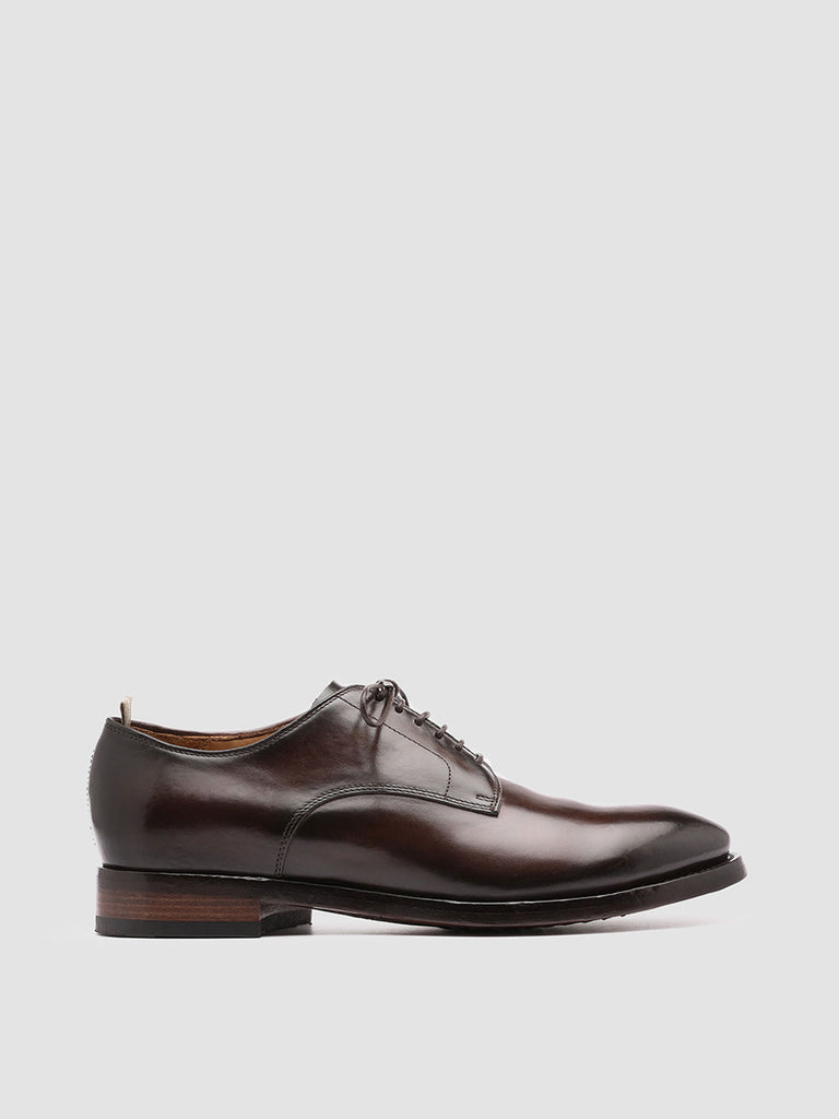 PROVIDENCE 001 - Brown Leather Derby Shoes