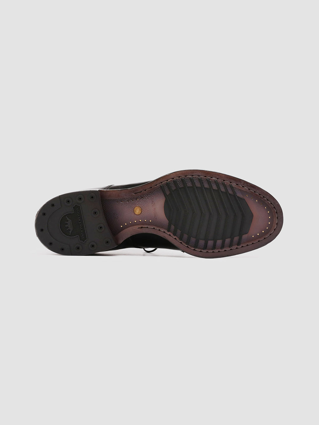 PROVIDENCE 004 - Schwarze Derby-Schuhe aus Leder - image 5,side view