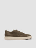 RELEASE 001 - Green Suede Sneakers - thumb image 1,side view