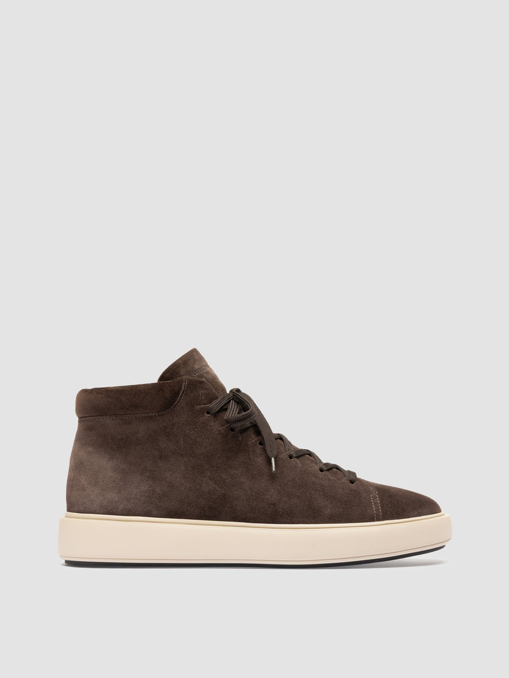 REMASTER 002 - Brown Suede High Top Sneakers - image 1,side view