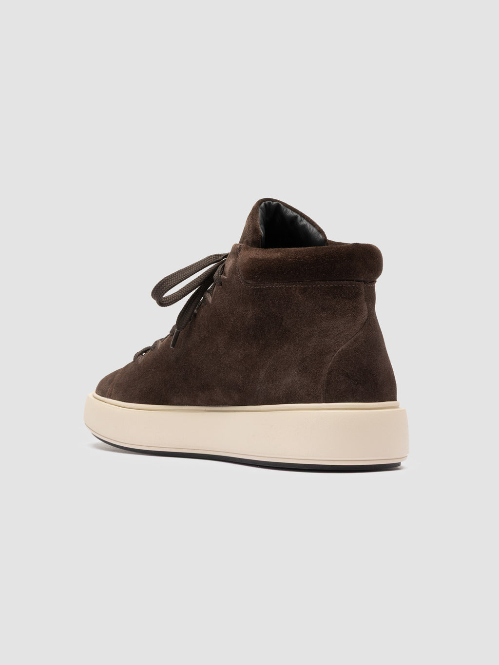 REMASTER 002 - Brown Suede High Top Sneakers - image 4,side view
