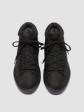 REMASTER 003 - Black Suede High Top Sneakers - thumb image 2,side view