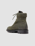 REMOTE 001 - Green Suede Lace Up Boots - thumb image 4,side view