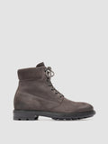 REMOTE 001 - Grey Suede Lace Up Boots - thumb image 1,side view