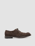 RUGGED 007 - Braune Derby-Schuhe aus Wildleder - thumb image 1,side view