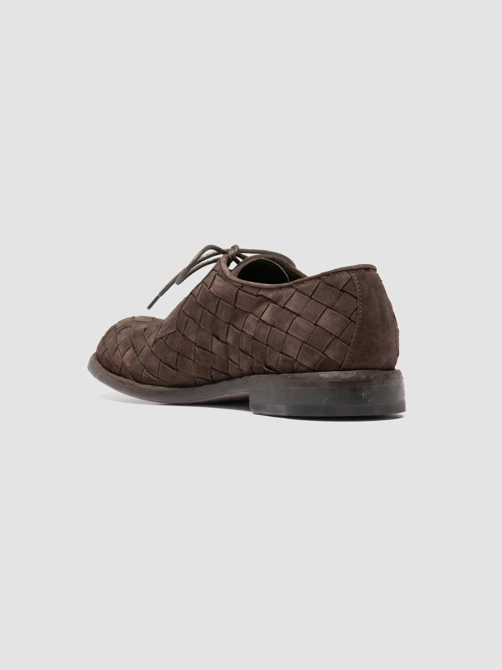 RUGGED 007 - Braune Derby-Schuhe aus Wildleder - image 4,side view
